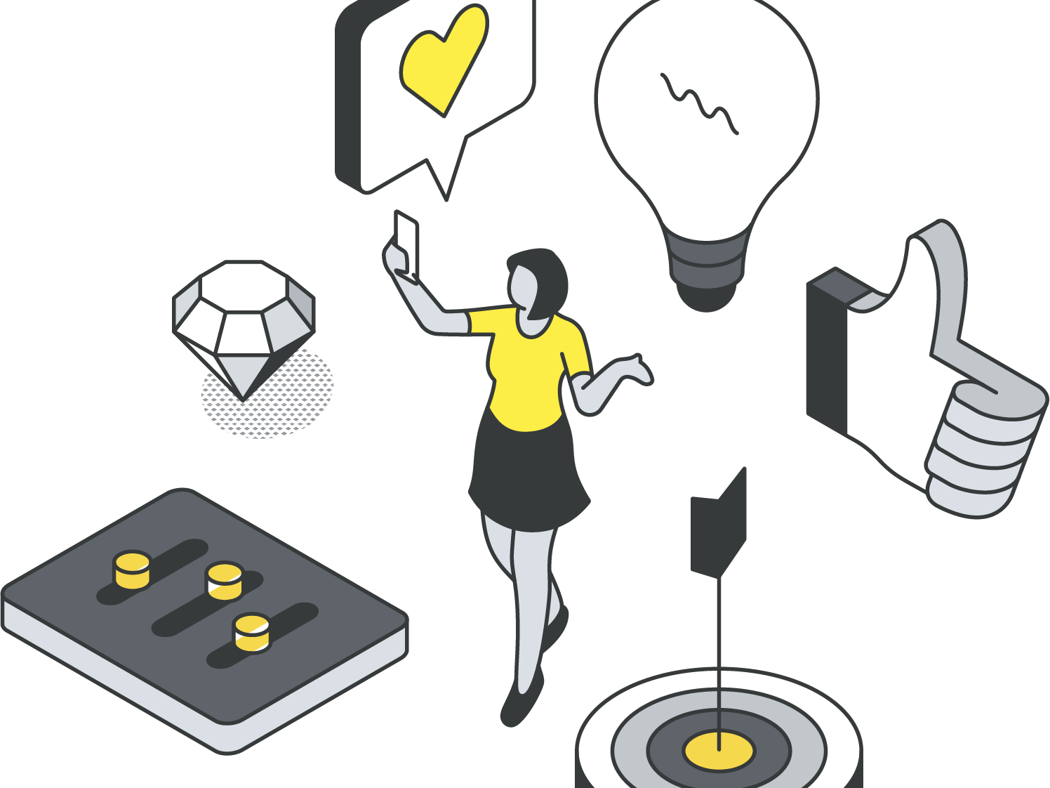 Persona con idee creative per la sua Employee Brand Advocacy
