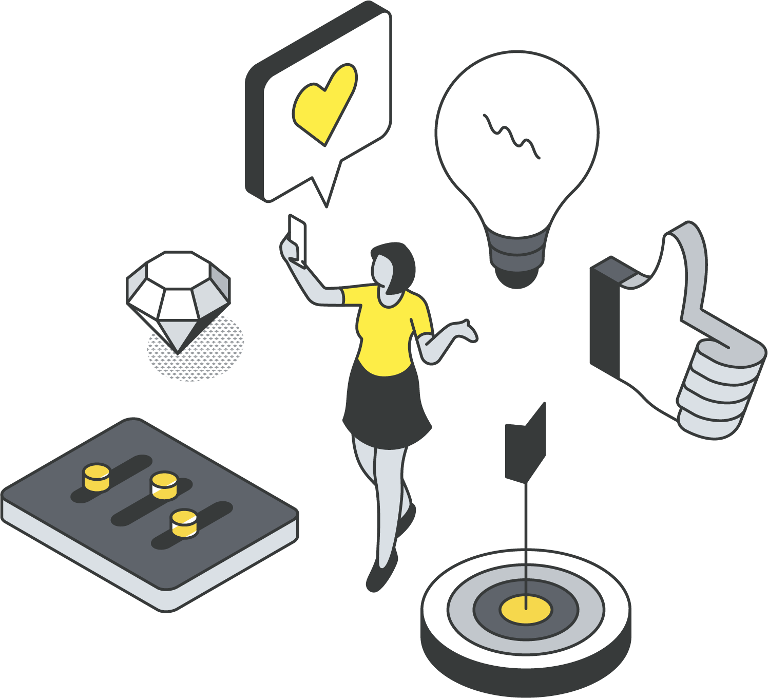 Persona con idee creative per la sua Employee Brand Advocacy